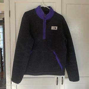 North Face Mens Pullover Fleece Jacket
